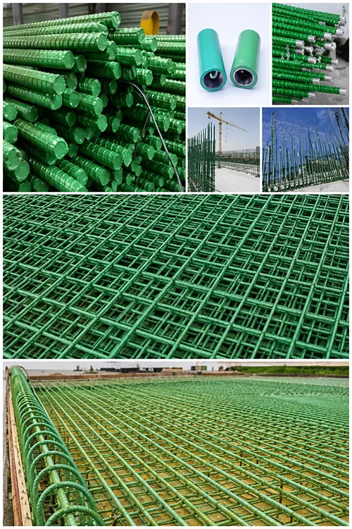epoxy coated zinc coated tmt bars